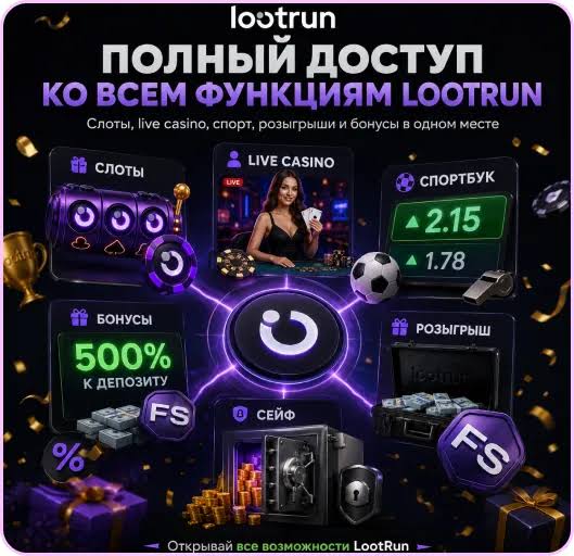 Lootrun — рабочее зеркало казино для азартных игр Lootrun — рабочее зеркало казино для азартных игр